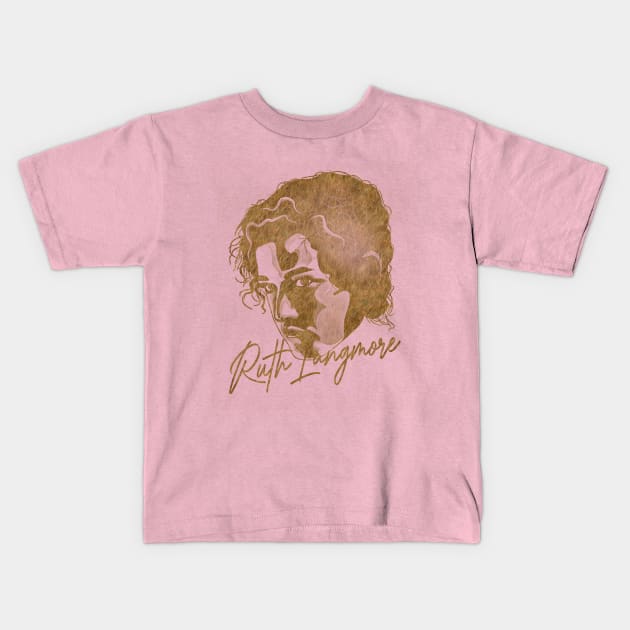 VINTAGE ART //Ruth Langmore Kids T-Shirt by albertkeith48